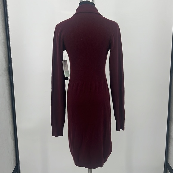 Cyrus NWT Wiley Open Shawl Cardigan-Burgundy-Small - Picture 2 of 9